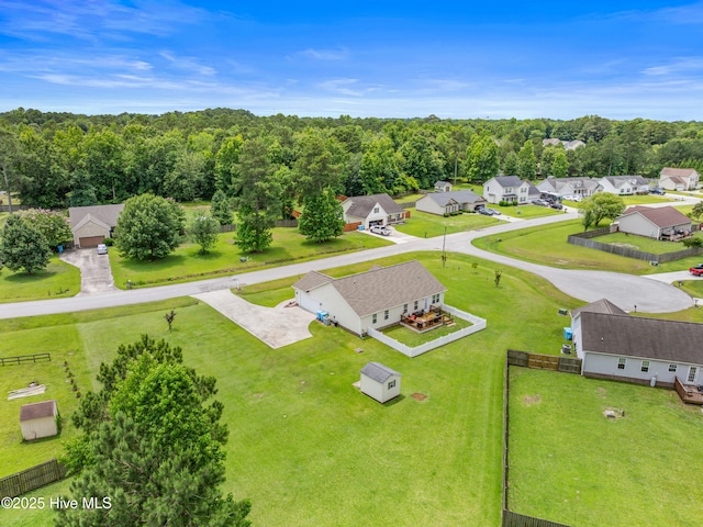 102 Flat Rock Ln, Richlands, NC 28574 - aerial perspective of suburban area
