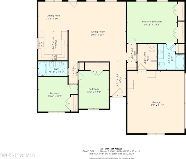 102 Flat Rock Ln, Richlands, NC 28574 - property floor plan