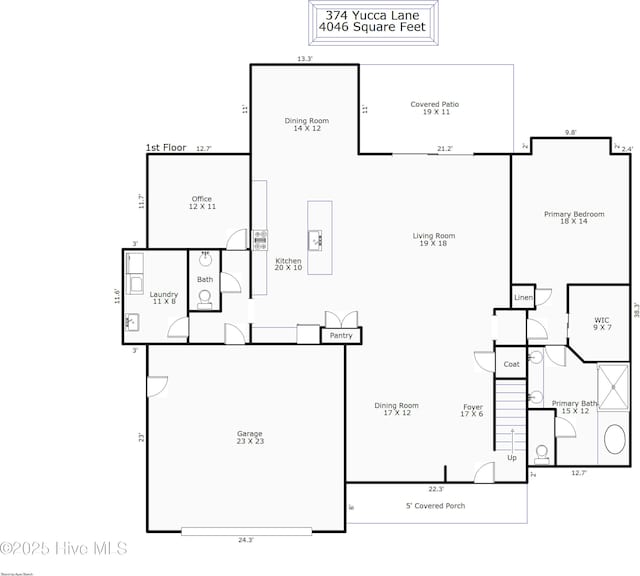 374 Yucca Ln, Wilmington, NC 28412 - home floor plan