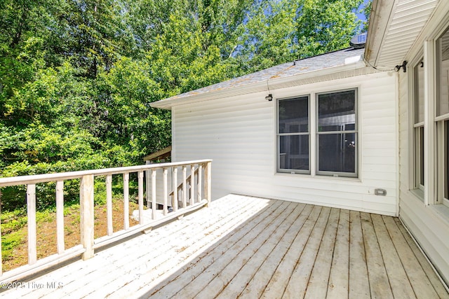 103 Arborvitae Ct, Pine Knoll Shores, NC 28512 - view of wooden terrace