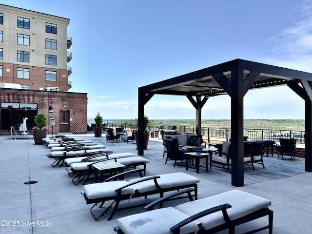 surrounding community featuring an outdoor hangout area