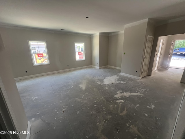 408 Hadnot Ave, Maysville, NC 28555 - unfurnished room featuring ornamental molding