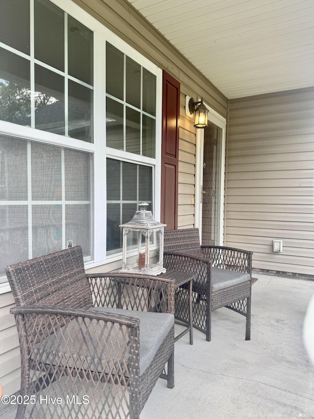 view of patio / terrace with a porch