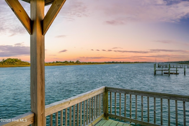 1835 Middle Sound Loop Rd, Wilmington, NC 28411 - dock area with a water view