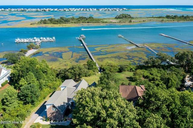 1835 Middle Sound Loop Rd, Wilmington, NC 28411 - drone / aerial view of a large body of water