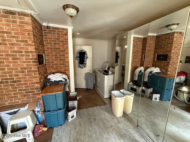 113 Winesett Cir, Plymouth, NC 27962 - storage room featuring washer / clothes dryer