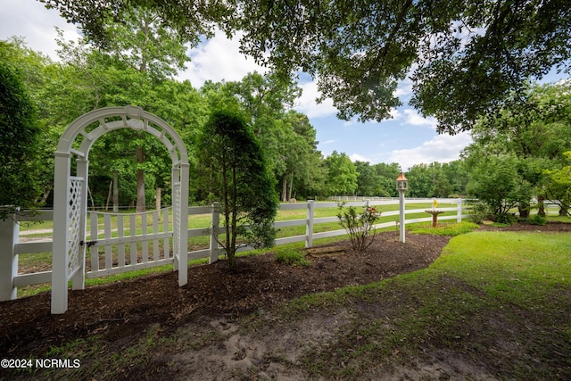 390 Whitebridge Rd, Hampstead, NC 28443 - view of yard featuring fence