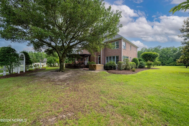 390 Whitebridge Rd, Hampstead, NC 28443 - view of yard featuring a pergola