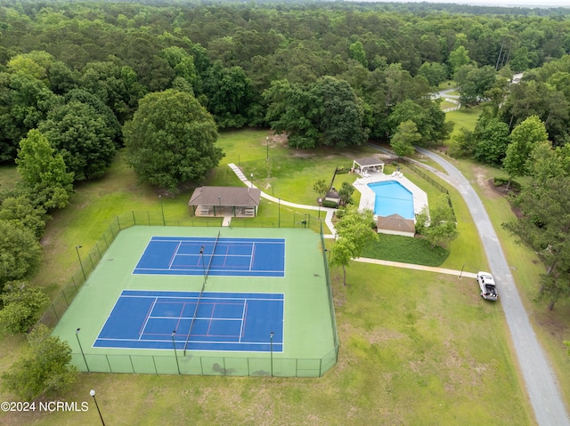 390 Whitebridge Rd, Hampstead, NC 28443 - birds eye view of property featuring a view of trees