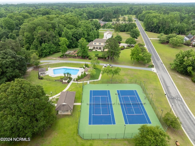 390 Whitebridge Rd, Hampstead, NC 28443 - drone / aerial view featuring a view of trees