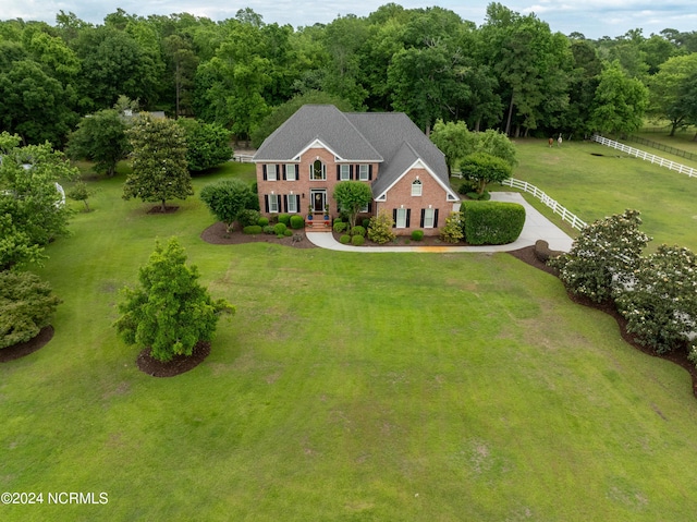 390 Whitebridge Rd, Hampstead, NC 28443 - aerial view featuring a wooded view