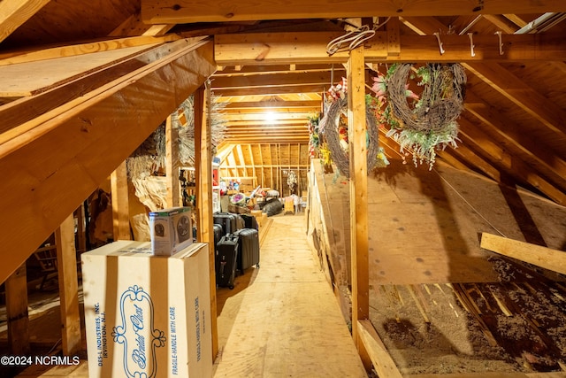 390 Whitebridge Rd, Hampstead, NC 28443 - view of unfinished attic
