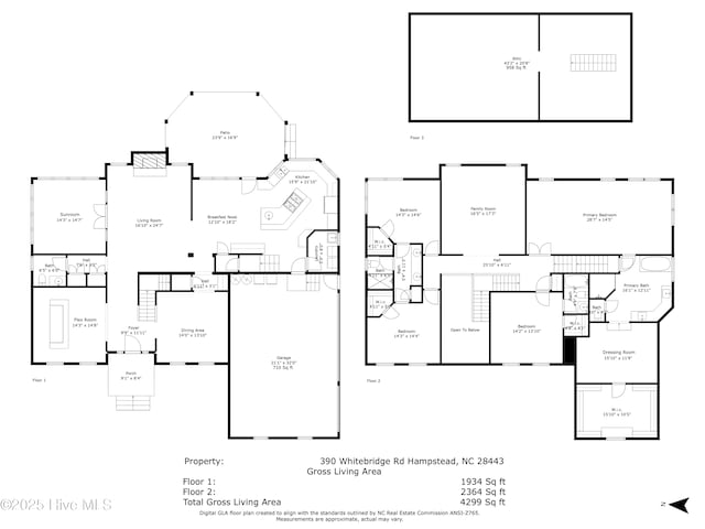 390 Whitebridge Rd, Hampstead, NC 28443 - view of layout