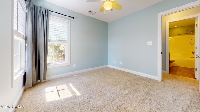149 Mardella Way, Holly Ridge, NC 28445 - unfurnished bedroom featuring carpet, baseboards, and a ceiling fan