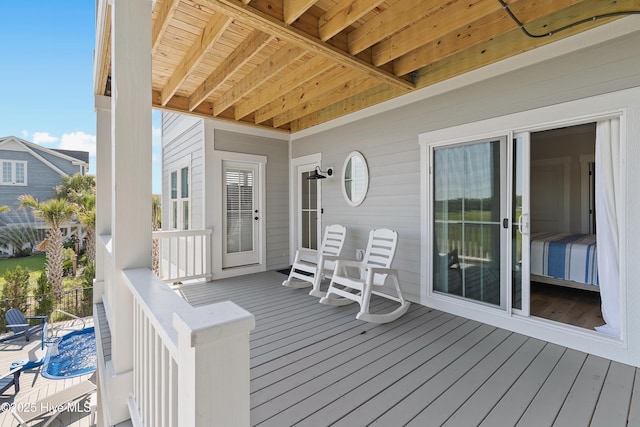 1063 Tide Ridge Dr, Supply, NC 28462 - view of wooden terrace