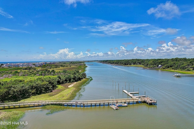 1063 Tide Ridge Dr, Supply, NC 28462 - aerial view of a nearby body of water