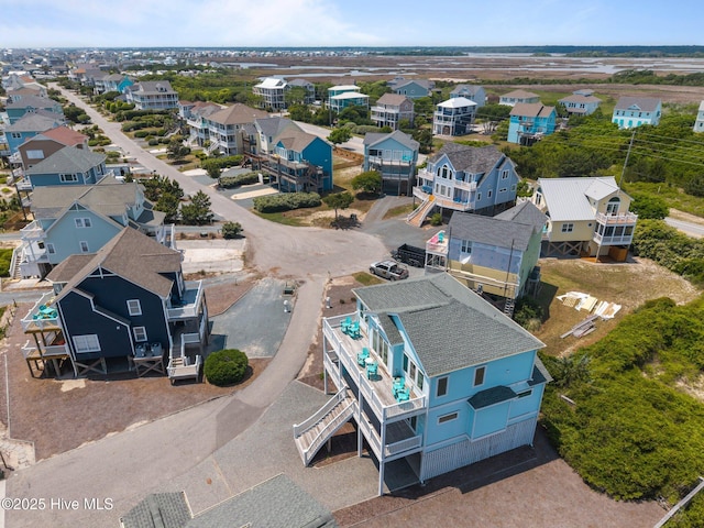 aerial perspective of suburban area