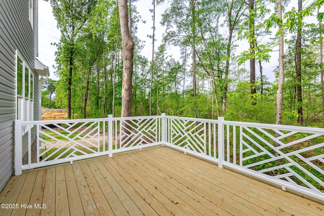 view of deck