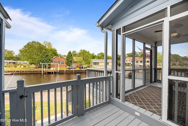 2 Harbour Walk, New Bern, NC 28562 - wooden deck featuring a water view