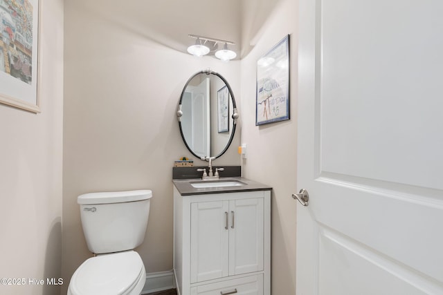 139 Sound Point Dr, Harkers Island, NC 28531 - half bath with toilet and vanity