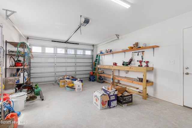 139 Sound Point Dr, Harkers Island, NC 28531 - garage featuring a garage door opener