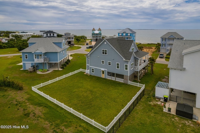 139 Sound Point Dr, Harkers Island, NC 28531 - aerial view of property and surrounding area featuring a nearby body of water