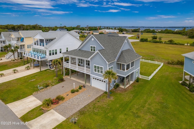 139 Sound Point Dr, Harkers Island, NC 28531 - aerial perspective of suburban area