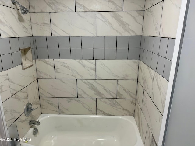 full bathroom with bathtub / shower combination