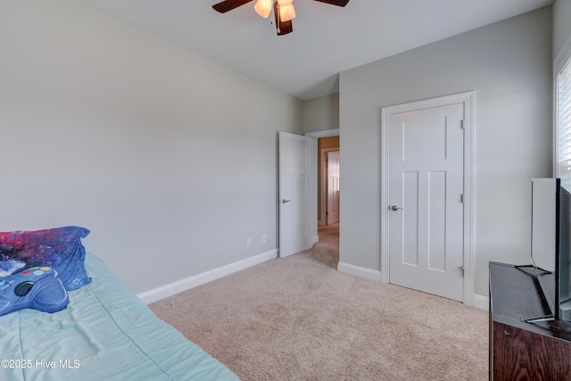 519 W Craftsman Way, Hampstead, NC 28443 - carpeted bedroom with baseboards and ceiling fan