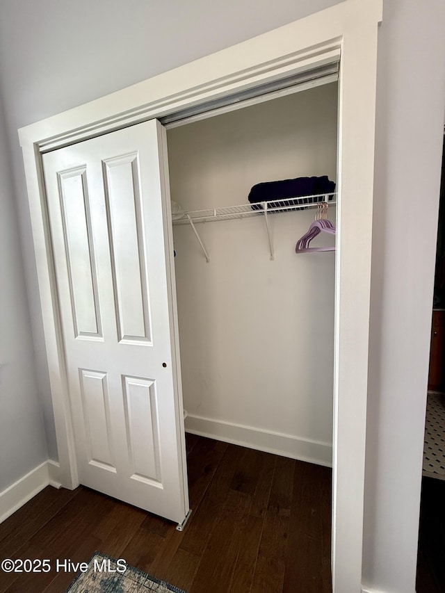 view of closet