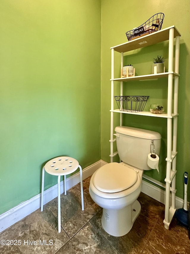 101 Pete Bunch Ln, Hobbsville, NC 27946 - bathroom featuring baseboards and toilet