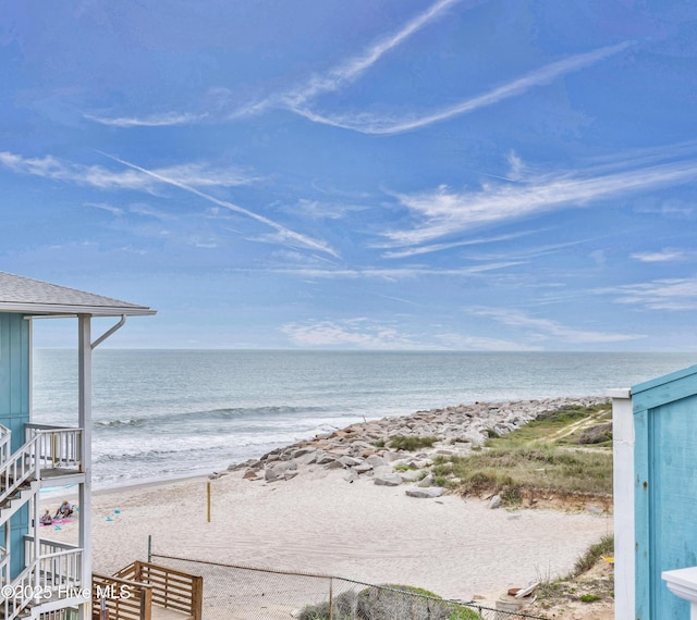 water view with local beach
