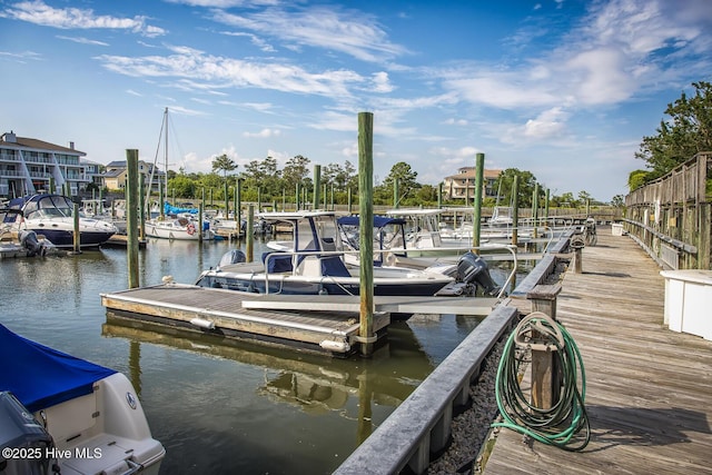 5415 Marina Club Dr, Wilmington, NC 28409 - dock featuring a water view