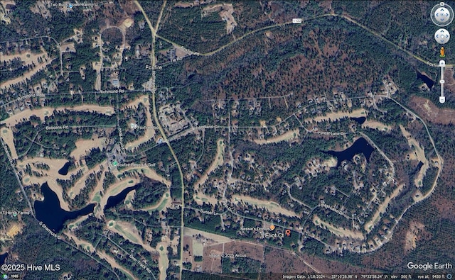 1 Eliot Ct, Jackson Springs, NC 27281 - aerial map of property and surrounding area
