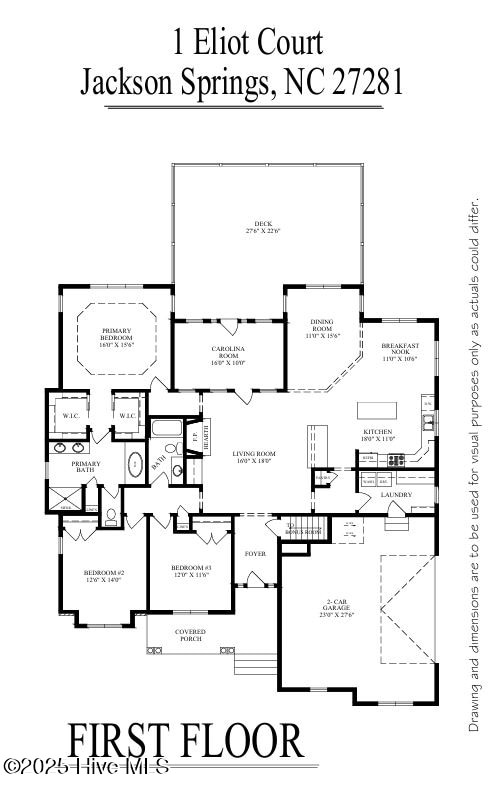 1 Eliot Ct, Jackson Springs, NC 27281 - property floor plan