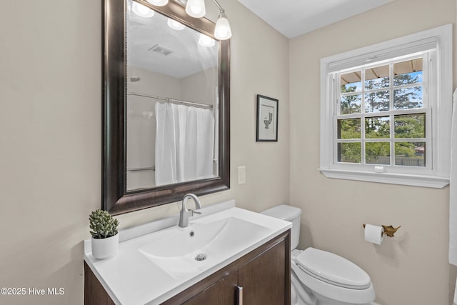 113 S Canal St, Whiteville, NC 28472 - bathroom with vanity and toilet