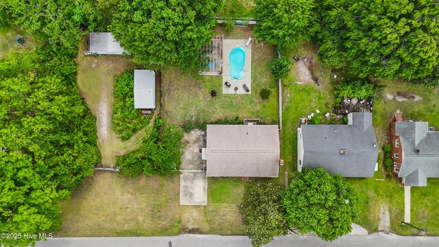 113 S Canal St, Whiteville, NC 28472 - drone / aerial view of a pool area