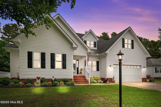 171 Adams Ln, Washington, NC 27889 - traditional-style house featuring driveway, a lawn, and roof with shingles