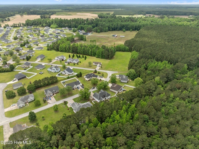 171 Adams Ln, Washington, NC 27889 - aerial overview of property's location with a heavily wooded area