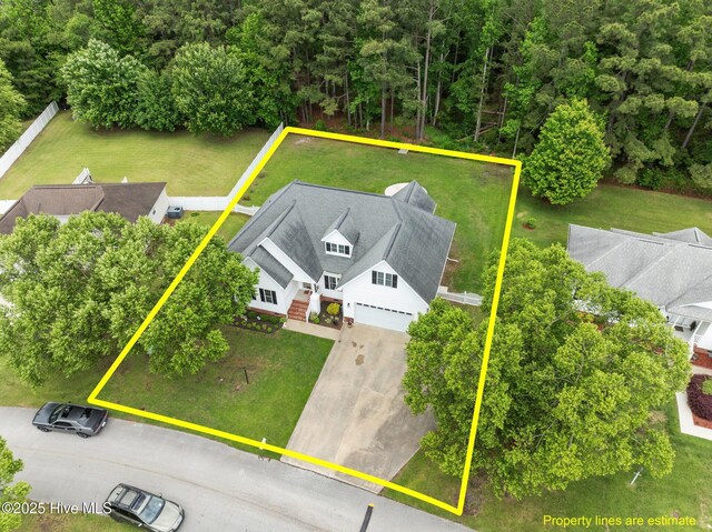 171 Adams Ln, Washington, NC 27889 - view of subject property with property boundaries highlighted