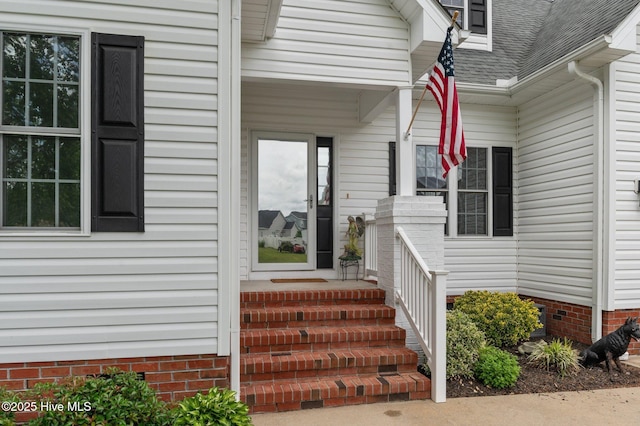 171 Adams Ln, Washington, NC 27889 - entrance to property with crawl space and roof with shingles