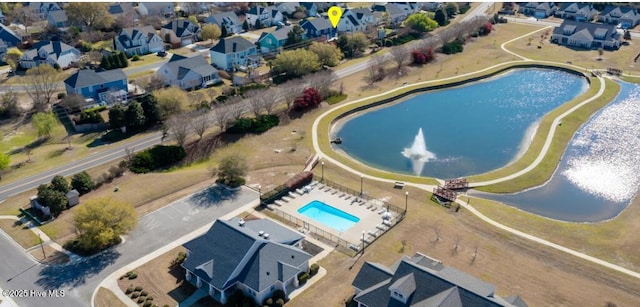 870 Wine Cellar Cir, Wilmington, NC 28411 - aerial overview of property's location featuring a pool, nearby suburban area, and a nearby body of water