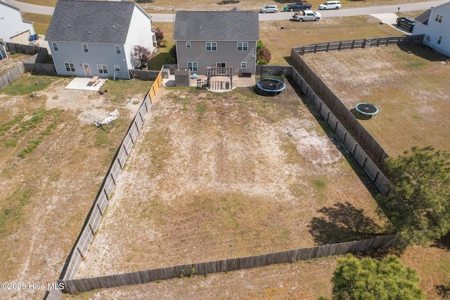 view from above of property