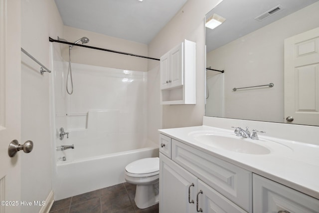 304 Island Cove Ct, Winnabow, NC 28479 - full bathroom with toilet, shower / bathtub combination, and vanity