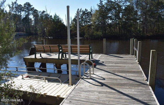 778 Hollybriar Loop Rd SE, Bolivia, NC 28422 - dock featuring a water view