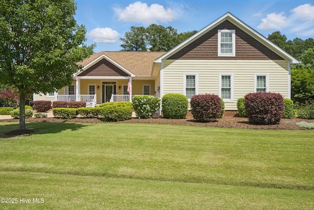 127 Meherrin River Dr, Hertford, NC 27944 - view of front of property featuring a front lawn and covered porch