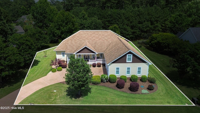 127 Meherrin River Dr, Hertford, NC 27944 - view of subject property featuring property boundaries highlighted and a heavily wooded area
