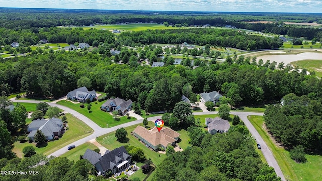 127 Meherrin River Dr, Hertford, NC 27944 - view of property location featuring a nearby body of water, nearby suburban area, and a forest