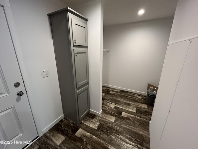 6243 NC Highway 58, Stantonsburg, NC 27883 - bathroom featuring wood finished floors, recessed lighting, and baseboards