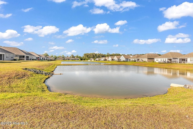 water view featuring nearby suburban area